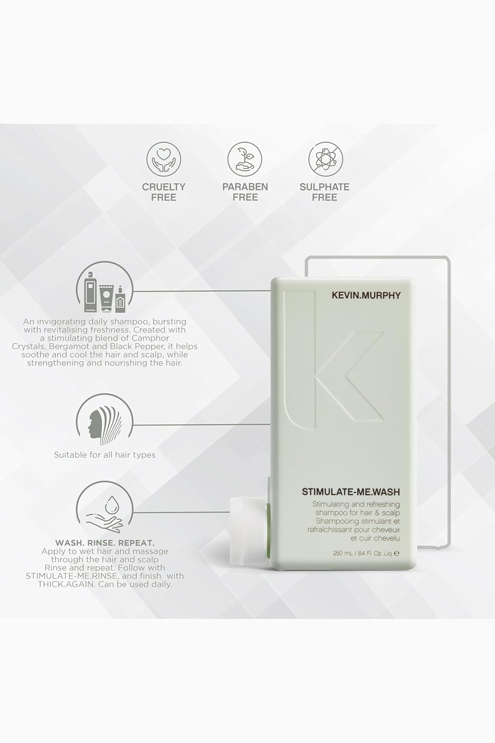 Kevin Murphy Stimulate Me Wash, 8.4 onzas