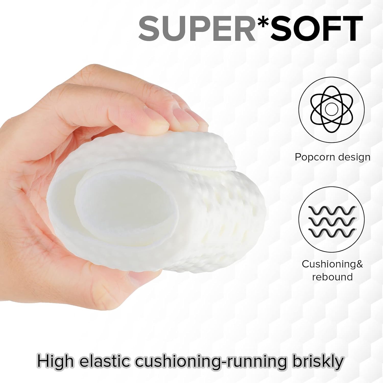 1 par de plantillas de espuma viscoelástica para zapatos, insertos de absorción de impactos, soporte de arco, plantillas deportivas, plantillas de