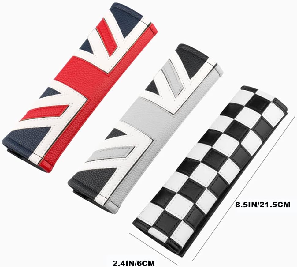 2 unidsset coche suave cinturón de seguridad hombro cojín cubierta para Mini Cooper JCW ONE S R61 R60 R55 R56 R57 R58 R59 F54 F55 F56 F57 F60