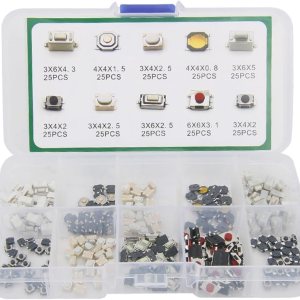 250 Pieces1 Set of 10 Kinds of Durable car Remote Control Tablet Movable Button Switch car Key Button Touch Micro Switch with Box 250 Pieces1 Set of 10 Kinds of Durable car Remote Control Tablet Movable Button Switch car Key Button Touch Micro Switch with Box
