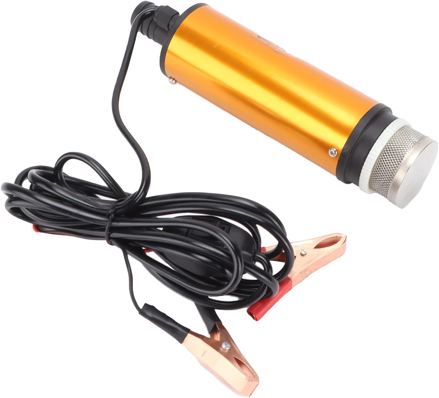 Bomba sumergible eléctrica, bomba de transferencia de combustible portátil mini 12 V 2.008 in CC 30 L  min para diésel queroseno agua accesorio de