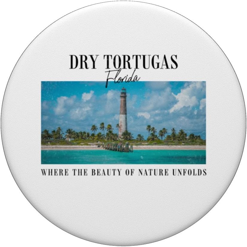 Hiking Dry Tortugas National Park Florida Graphic PopSockets Standard PopGrip
