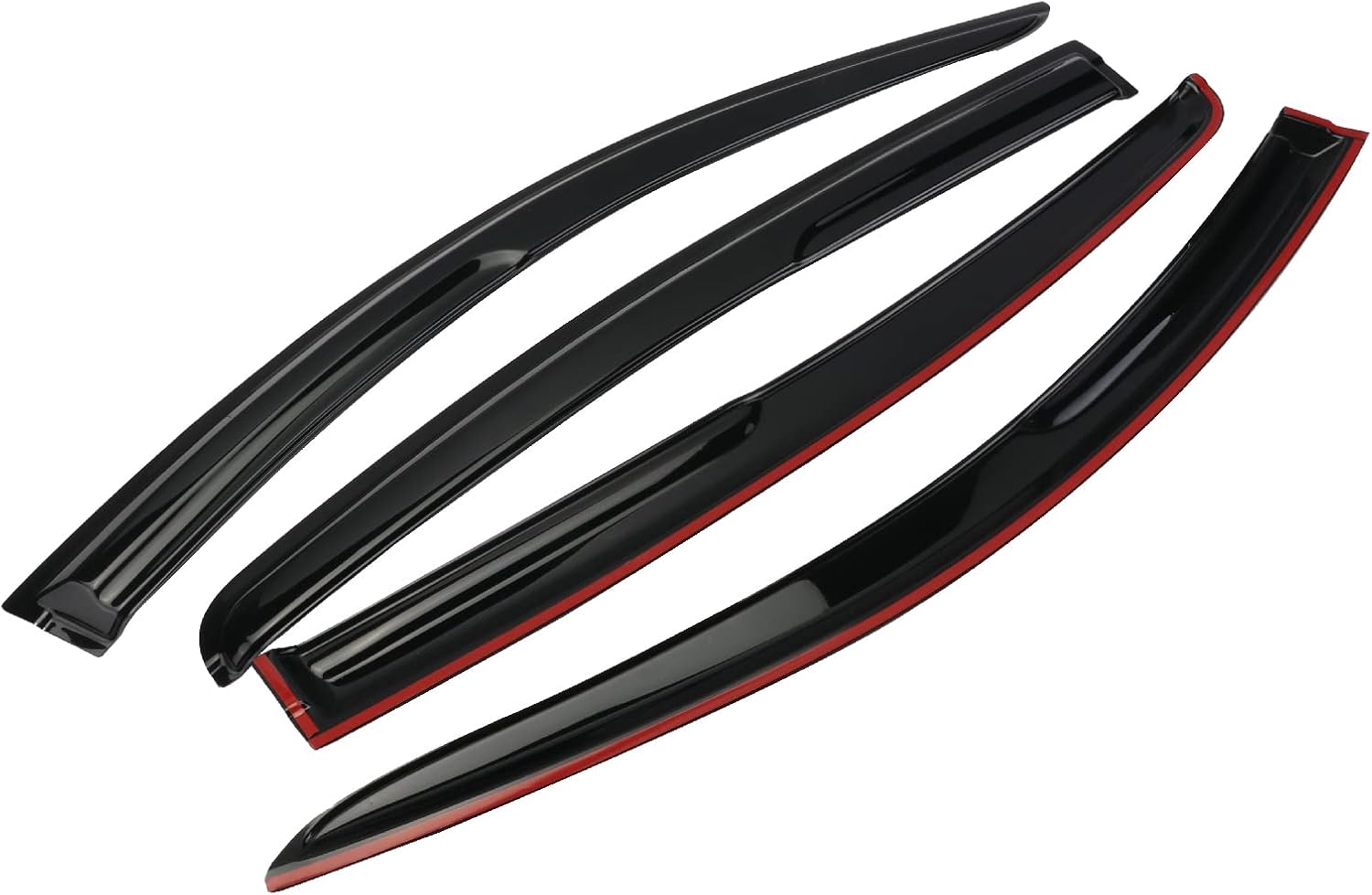 FEIDKS Viseras laterales con cinta adhesiva, deflector protector de lluvia, juego de 4 piezas para Honda HR-V HRV 2016-2022