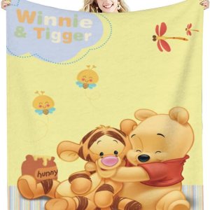 Linda manta de franela para niños y niñas, manta de oso de franela para mejor amigo, súper suave, acogedora y cálida, ropa de cama de felpa de 60 x Linda manta de franela para niños y niñas, manta de oso de franela para mejor amigo, súper suave, acogedora y cálida, ropa de cama de felpa de 60 x