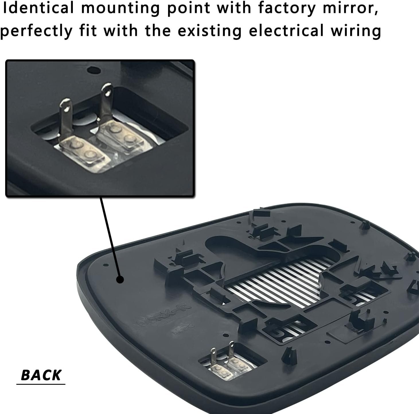 Espejo calefactable para el lado del pasajero para Lexus RX330 RX350 RX400h 2004-2009 – Espejo para Lexus RX330 RX350 RX400h, espejos laterales