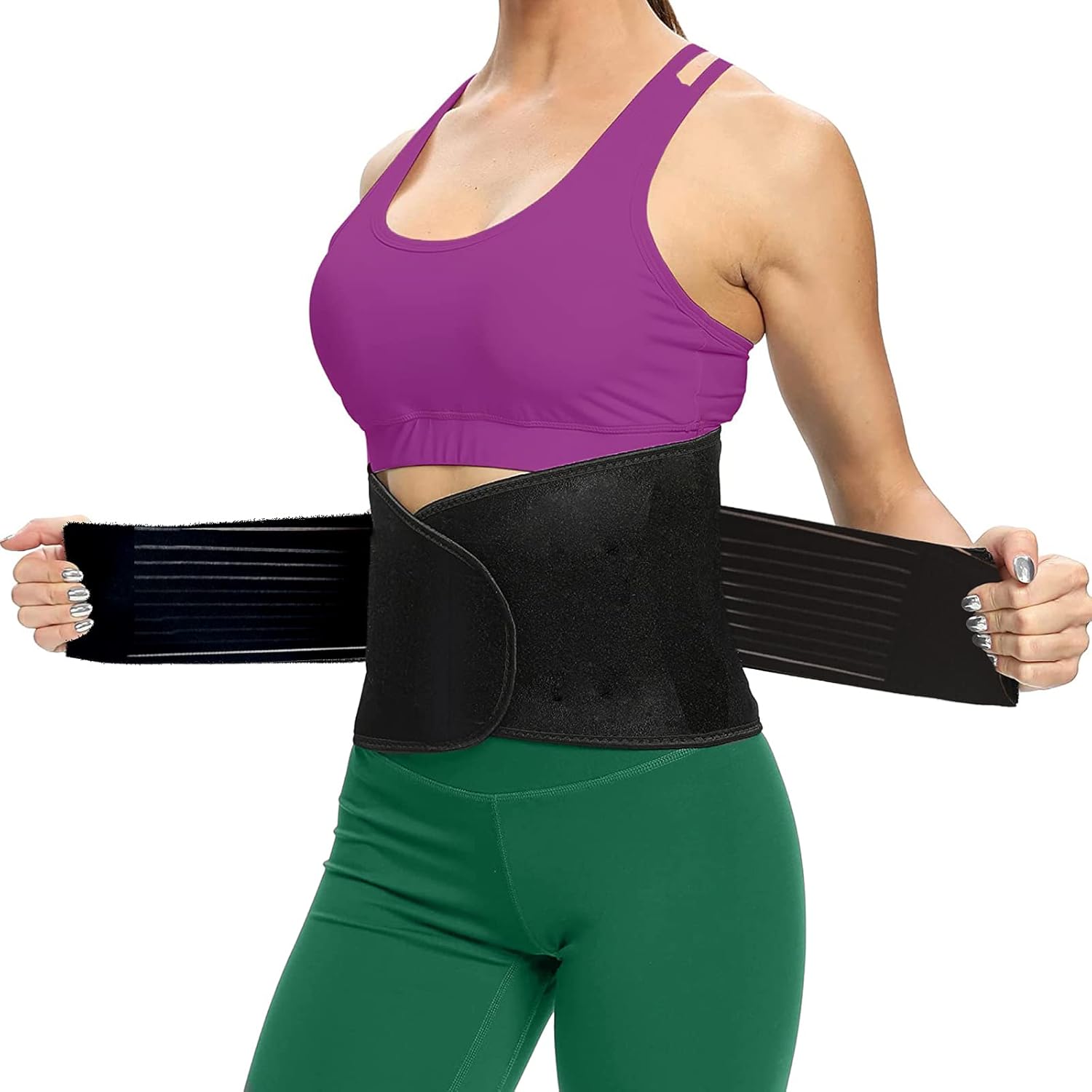 Cinturón de neopreno para entrenamiento de cintura para mujeres y hombres, reductor de cintura, pérdida de peso, cinturones de apoyo para la