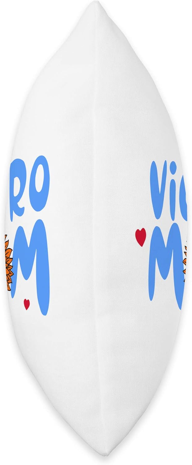 Mom for Women Cute Vigoro – Almohada (16.0 x 16.0in), multicolor
