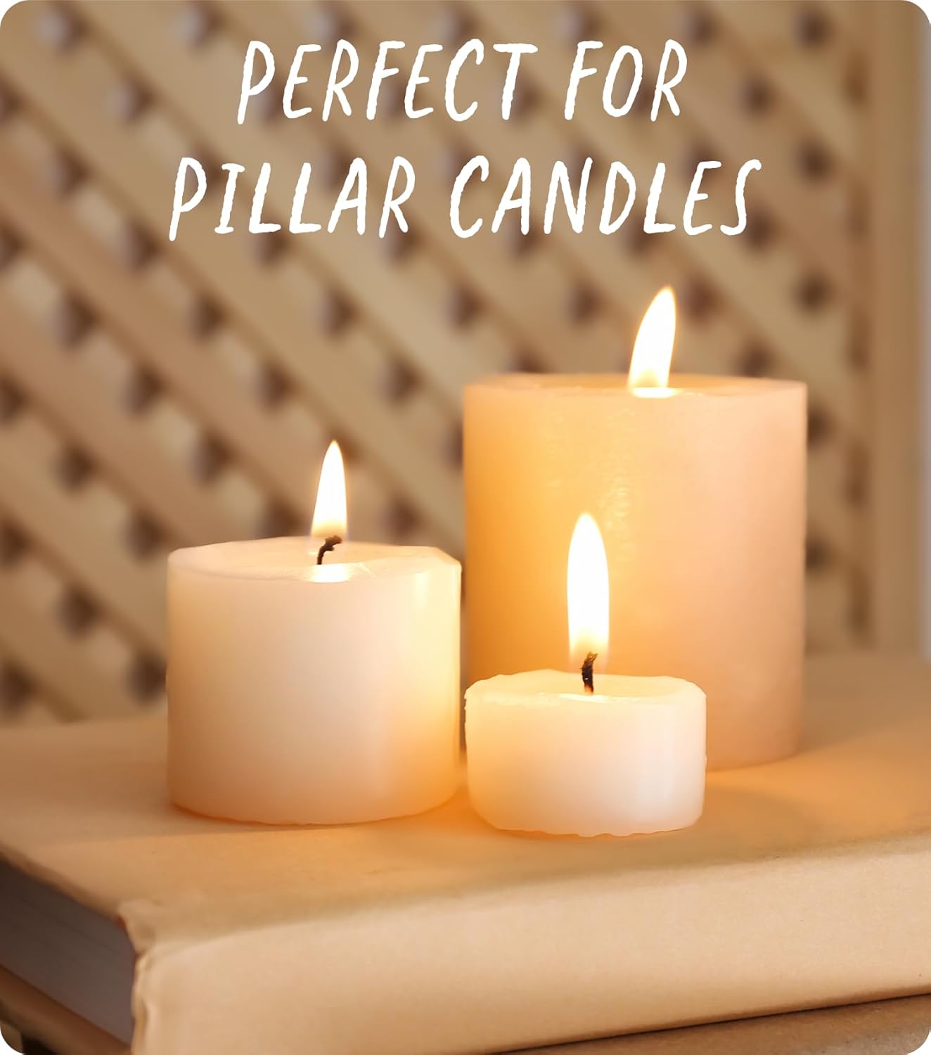 Cera de soja, cera natural para velas BOYUJK Premium, cera de soja 100% orgánica para fabricación de velas de granja, sin aditivos, inofensiva y