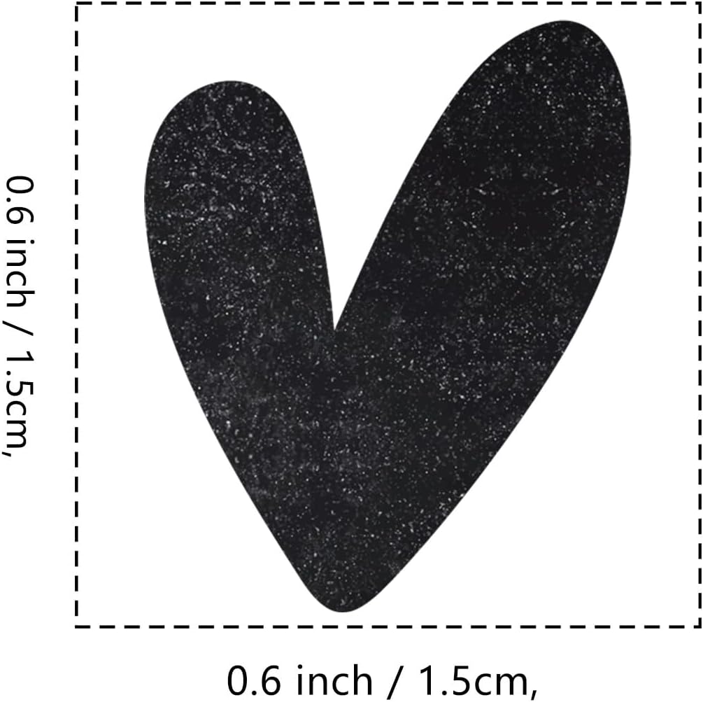 Sello de goma Heart Love, 35 pulgadas, pequeño sello para álbumes de recortes, planificación de tarjetas