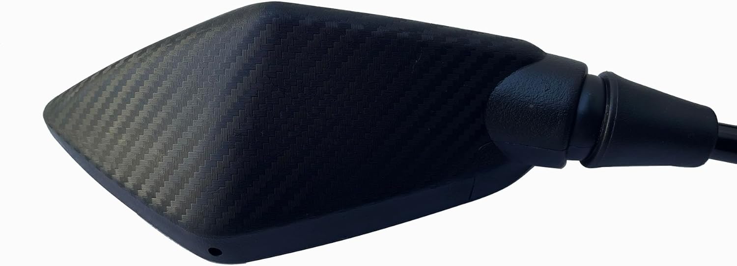 Espejos retrovisores de fibra negra compatibles con Yamaha MT-09 SP 2023