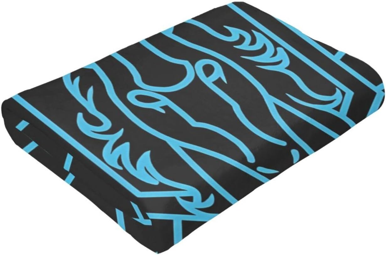 Saint Seiya – Manta de franela súper suave de microforro polar ultrasuave para sofá, cama, sofá, viajes, campamento, 80 x 60 pulgadas