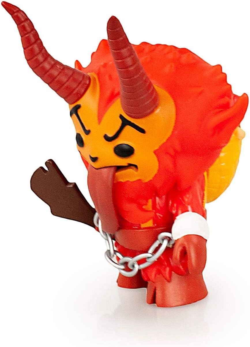 Toynk Store Christmas Krampus Figura de acción de vinilo  5 pulgadas  Rojo festivo