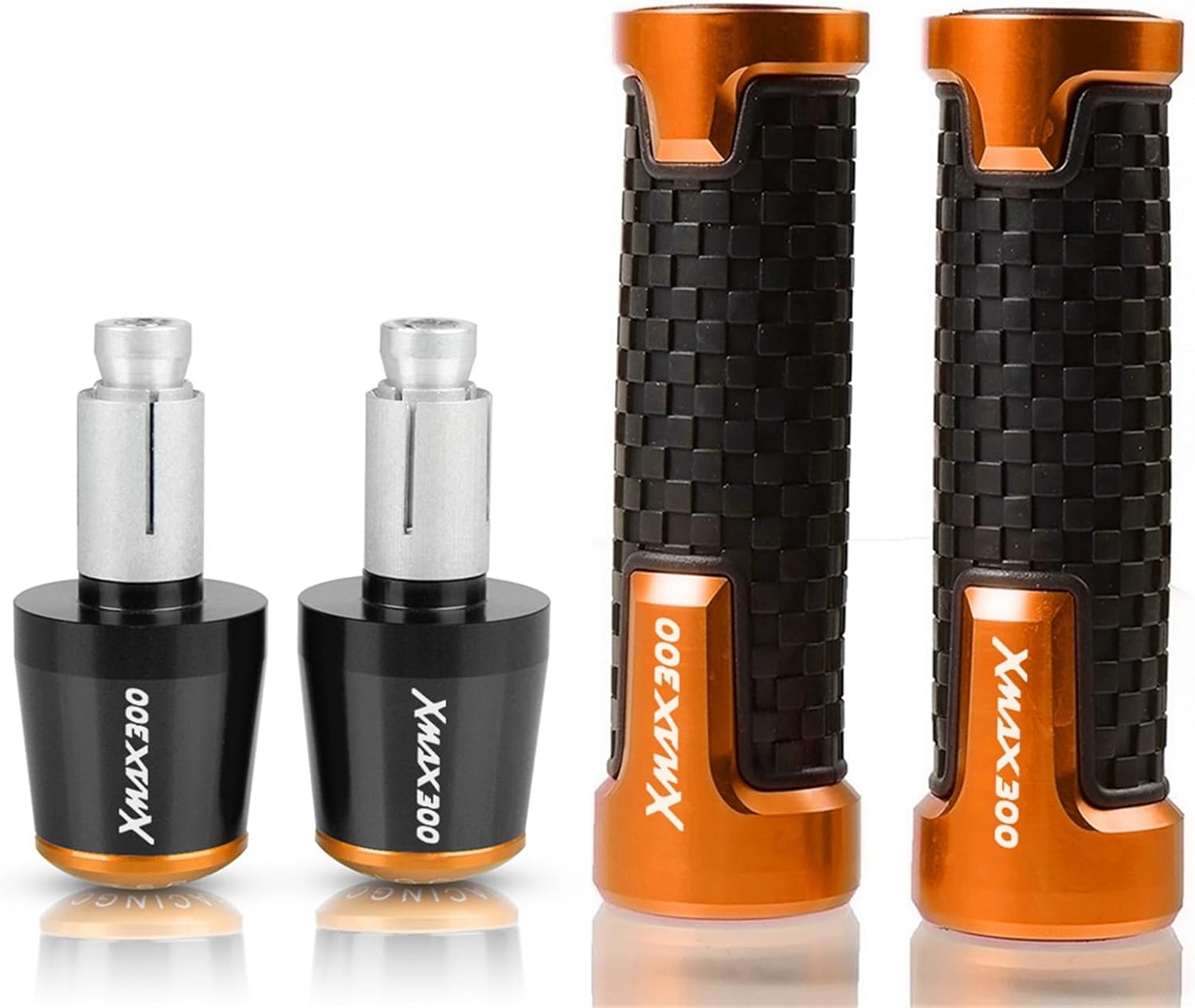 Para Y&AMAHA Xmax X-MAX X MAX 300 XMAX300 X-MAX300 2017 2018 Accesorios de motocicleta Manillar Grip End Cap Moto Handle Grips