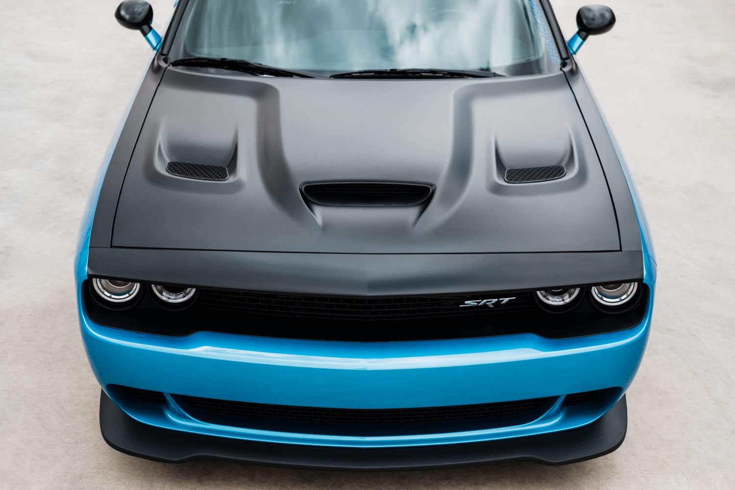Capucha compatible con Dodge Challenger 2015-2023, HELLCAT STYLE