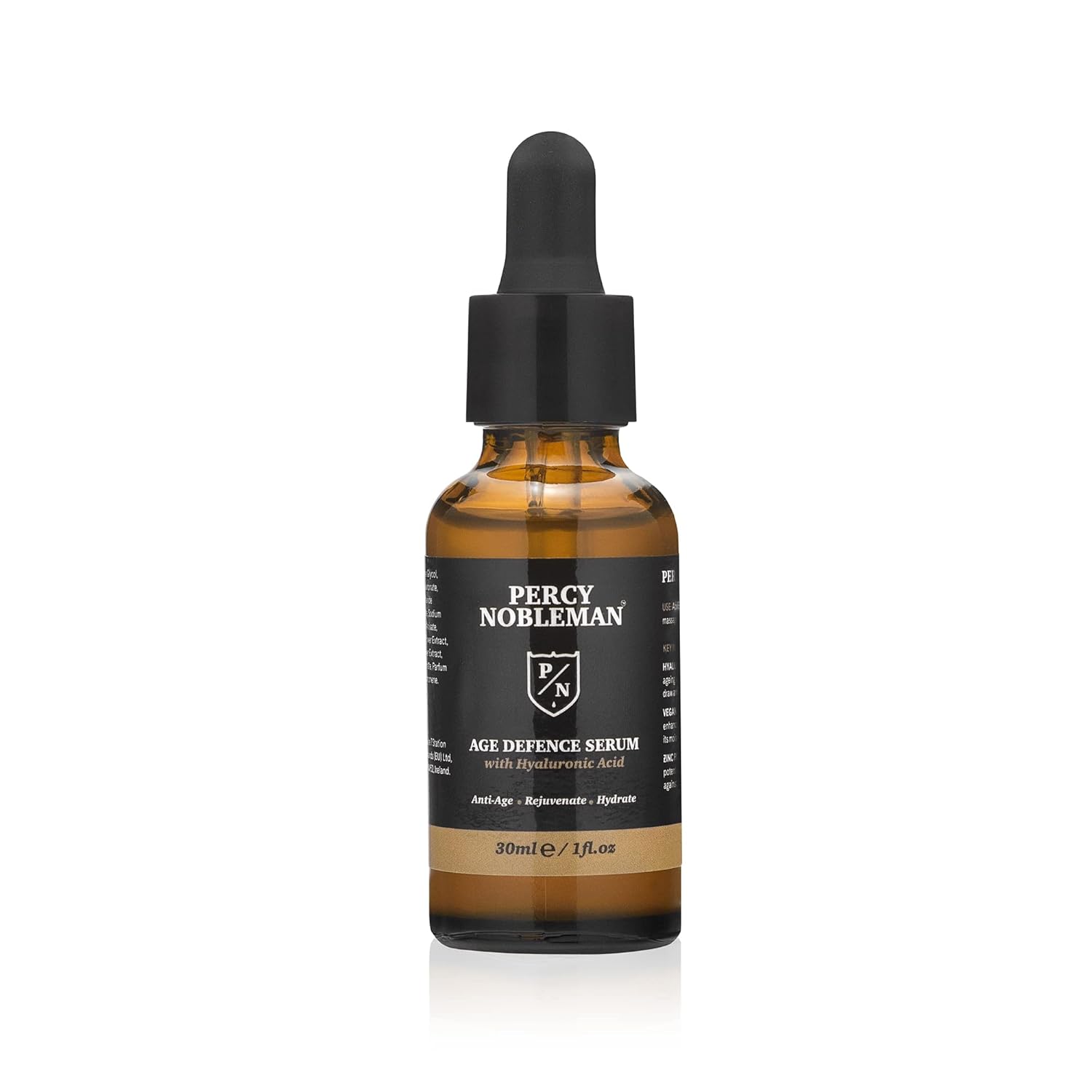 Suero Age Defence con ácido hialurónico, un suero facial con una fórmula rica en vitaminas para ayudar a combatir los signos del envejecimiento, 1.0