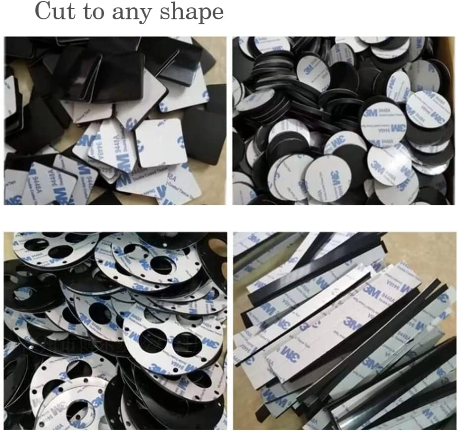 Tiras adhesivas de goma de silicona, tiras de goma sólida para juntas de material de bricolaje, soportes, nivelación, sellado, protección, abrasión,