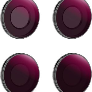K&F Concept Paquete de 4 filtros NDPL compatibles con DJI Osmo Action 4, ND8PL ND16PL ND32PL ND64PL Filtros multifunción polarizadores de densidad K&F Concept Paquete de 4 filtros NDPL compatibles con DJI Osmo Action 4, ND8PL ND16PL ND32PL ND64PL Filtros multifunción polarizadores de densidad