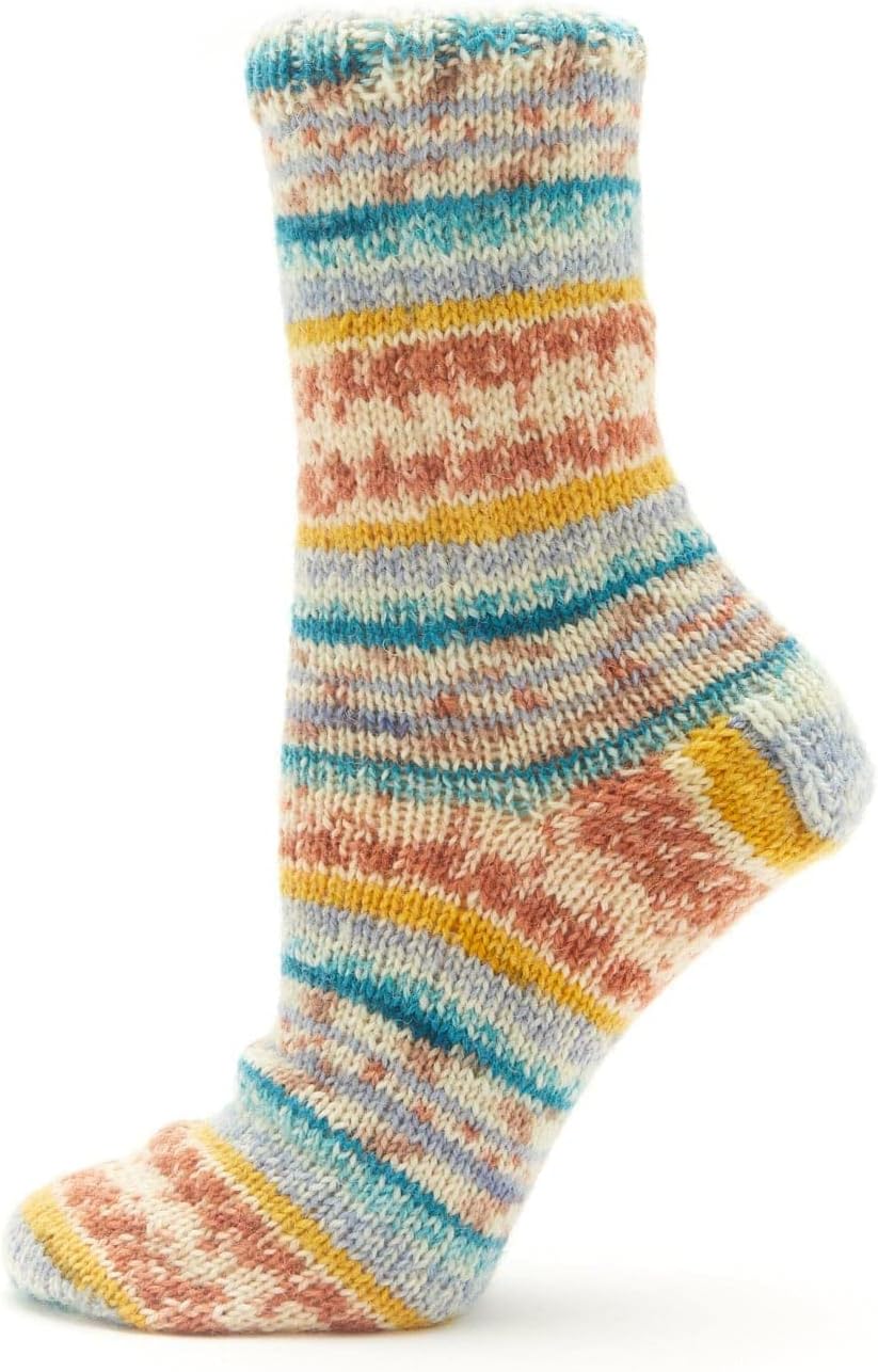 Premier Yarns Lana Select – Hilo Jacquard Socks de peso superfino, lavable a máquina, hecho de lana y poliamida, Trailblazer, 1.75 onzas, 218 yardas