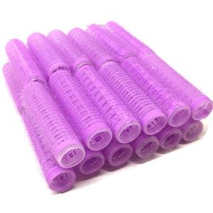 Mini rodillos pequeños para el cabello, auto agarre, ventilados, profesionales, rizadores de peluquería, color morado, 24 unidades Mini rodillos pequeños para el cabello, auto agarre, ventilados, profesionales, rizadores de peluquería, color morado, 24 unidades
