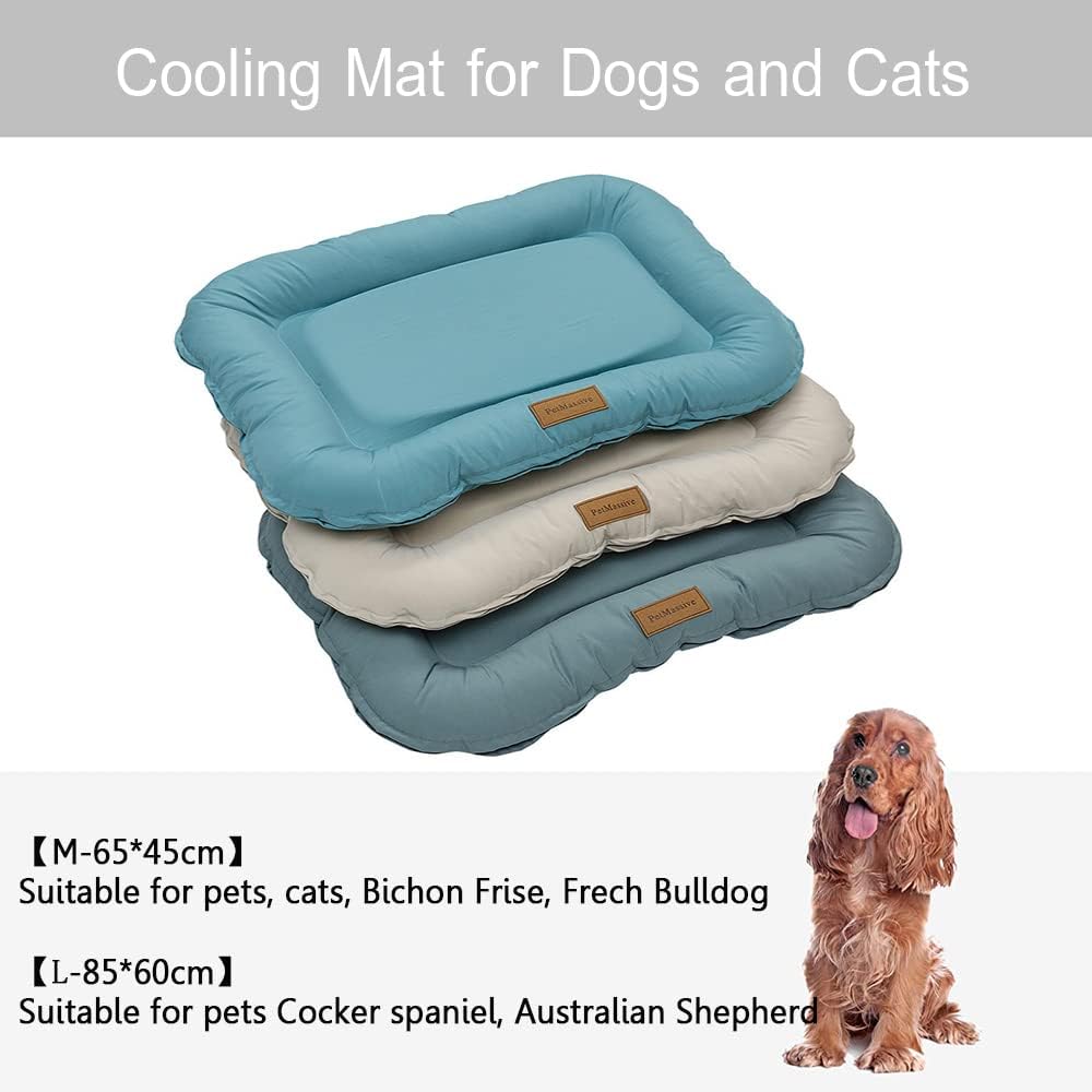 Cama de gato para gatos de interior, tapete de enfriamiento para perros, tapete de enfriamiento automático para mascotas, tapete fresco para