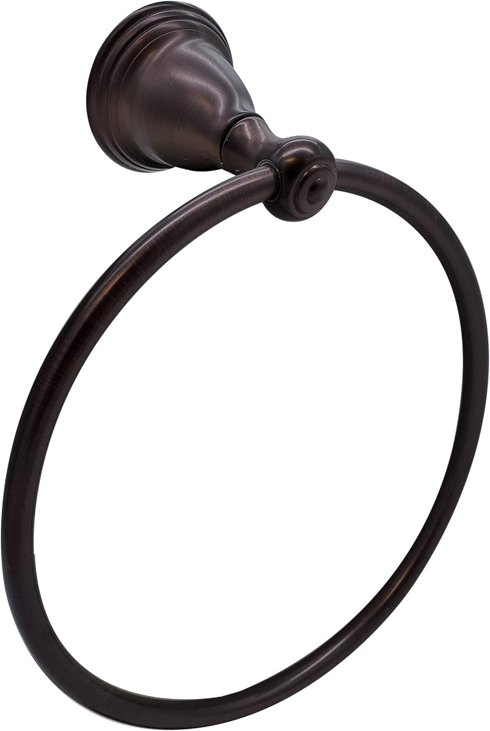 Westbrass 2853-12V Soporte de pared 8″ ToallaBata Anillo en Bronce Victoriano