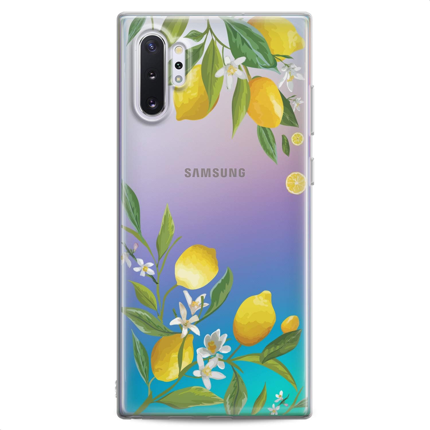 Funda compatible con Samsung S23 S22 Plus S21 FE Ultra S20+ S10 Note 20 5G S10e S9 Slim Fit Patrón Teléfono Frutas Tropical Flexible Silicona