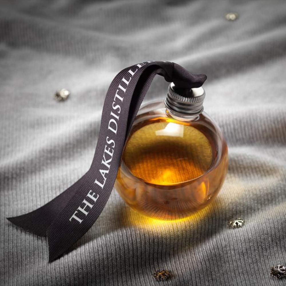 16 bolas de alcohol de Navidad transparentes para árbol de Navidad, adorno colgante de plástico con forma de bulbos de botella de agua, adornos de