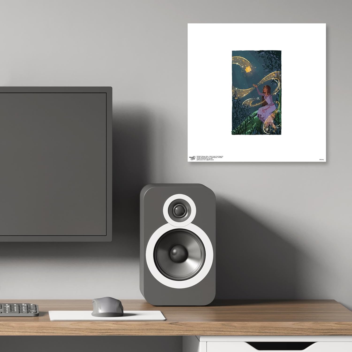 Trends International Gallery Pops Disney Wish – Wish Come True Panel #2 – Póster de pared, 12.00 x 12.00 pulgadas, versión sin marco