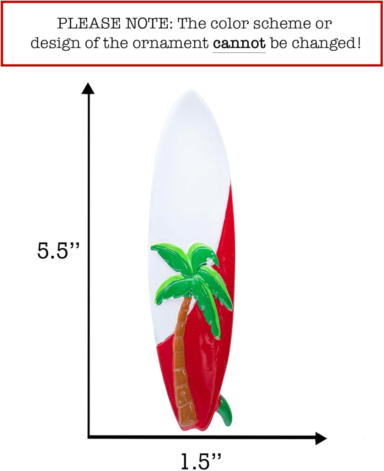 Adorno de Navidad personalizado para tabla de surf 2023, personalización gratuita  Tabla de surf de ola, elegante tabla de surf en el océano para