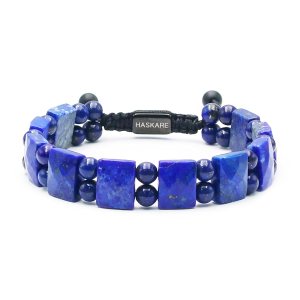 Mens Bracelet Beads Crystal Bracelet for Men, HASKARE Energy Bead Bracelet Healing Stone Lapis Lazuli Bracelet, Real Blue Gemstone Protection Mens Bracelet Beads Crystal Bracelet for Men, HASKARE Energy Bead Bracelet Healing Stone Lapis Lazuli Bracelet, Real Blue Gemstone Protection