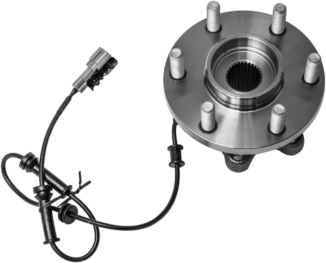 Buje de rueda delantera y conjunto de cojinetes izquierdo o derecho compatible con Nissan Xterra Frontier Pathfinder Suzuki Equator AUQDD 515065 x2