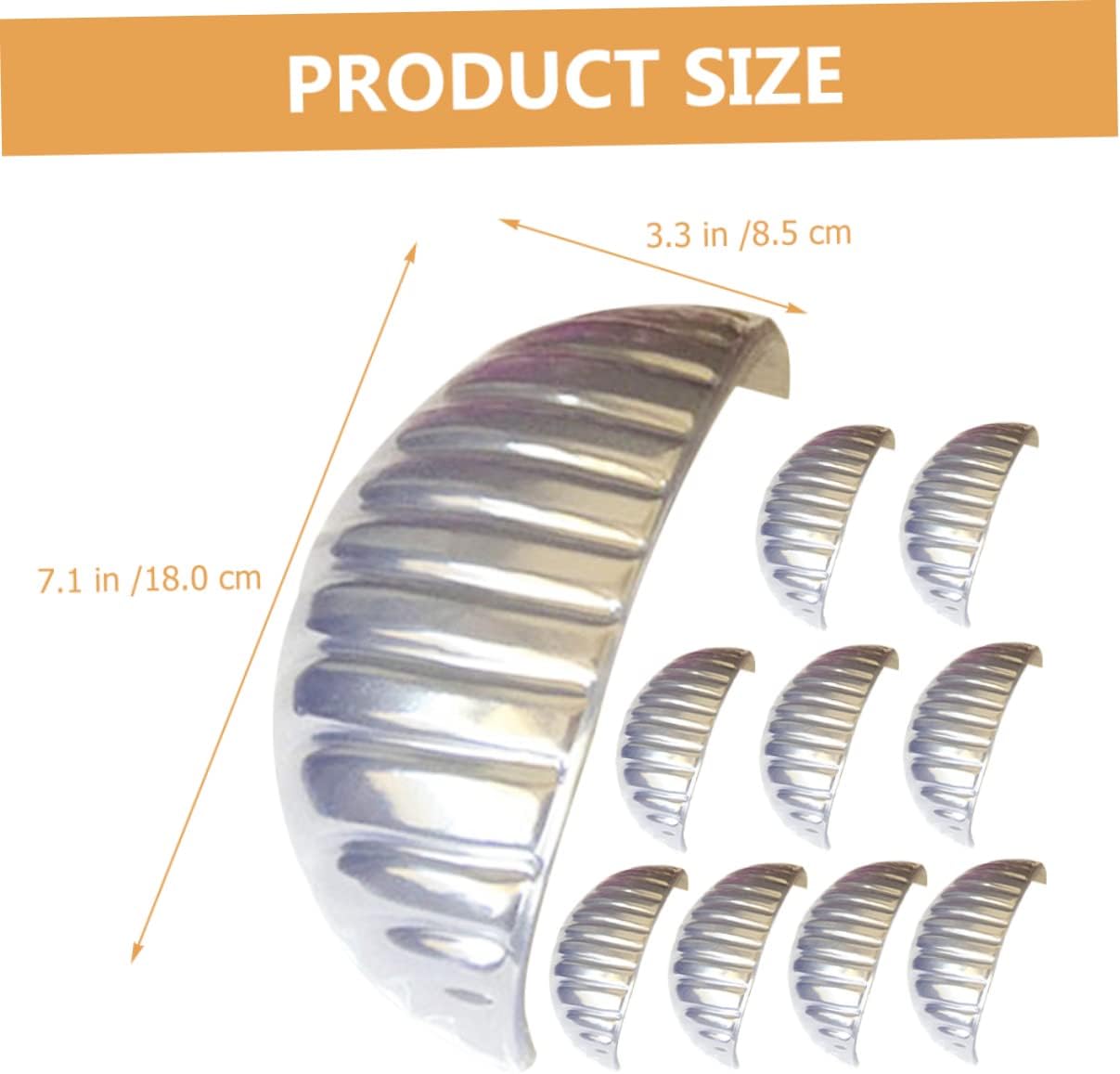 NOLITOY 100 piezas de medio sombrero de estancia sombrero de inserción sombrero de soporte de soporte sombrero de estiramiento sombrero interior