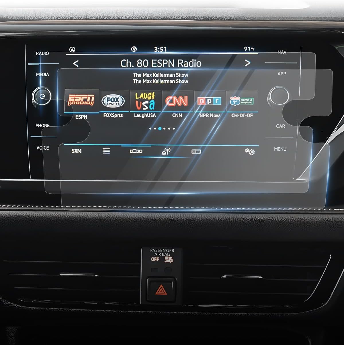 Karltys Paquete de 2 protectores de pantalla para Volkswagen Taos 2018-2023  Tiguan 2018-20242022-2024 Volkswagen Taos pantalla táctil de 8