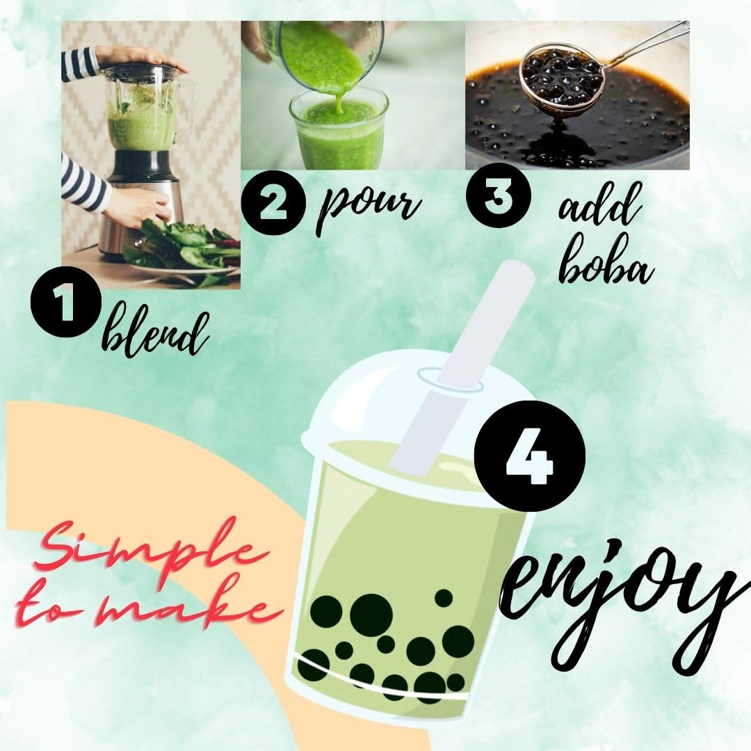 BUBBLE TEA SUPPLY 40-45 bebidas de Boba en polvo Variedad para perlas de tapioca Burbujas de té con leche de frutas Bebidas instantáneas con sabor a