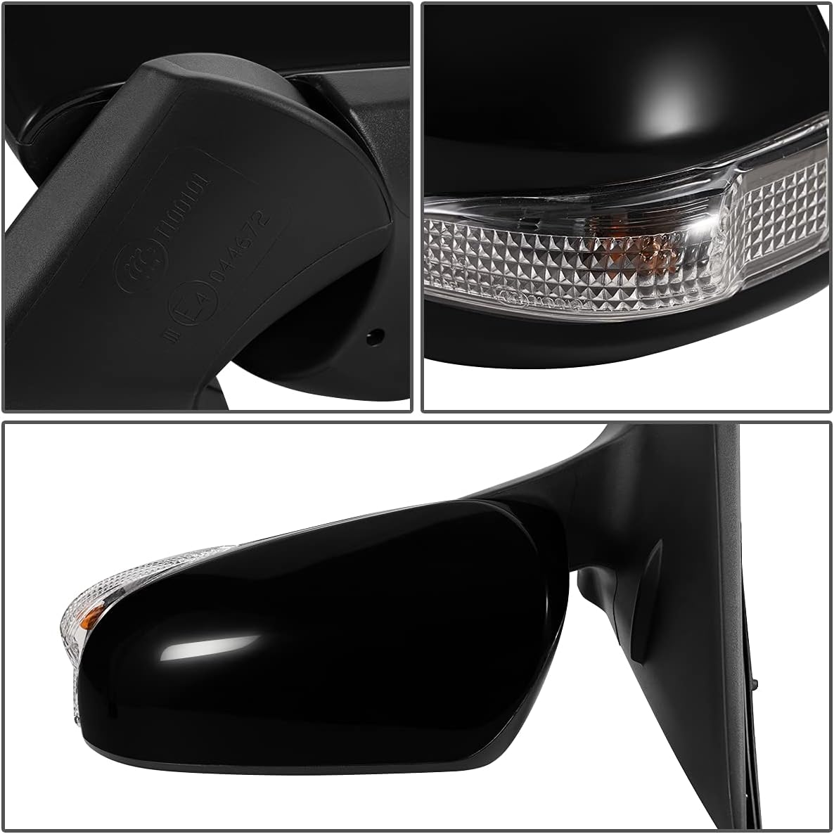 DNA Motoring OEM-MR-SC1320110 – Espejo lateral plegable para conductor izquierdo con ajuste eléctrico con señal de giro compatible con 16 Scion iM
