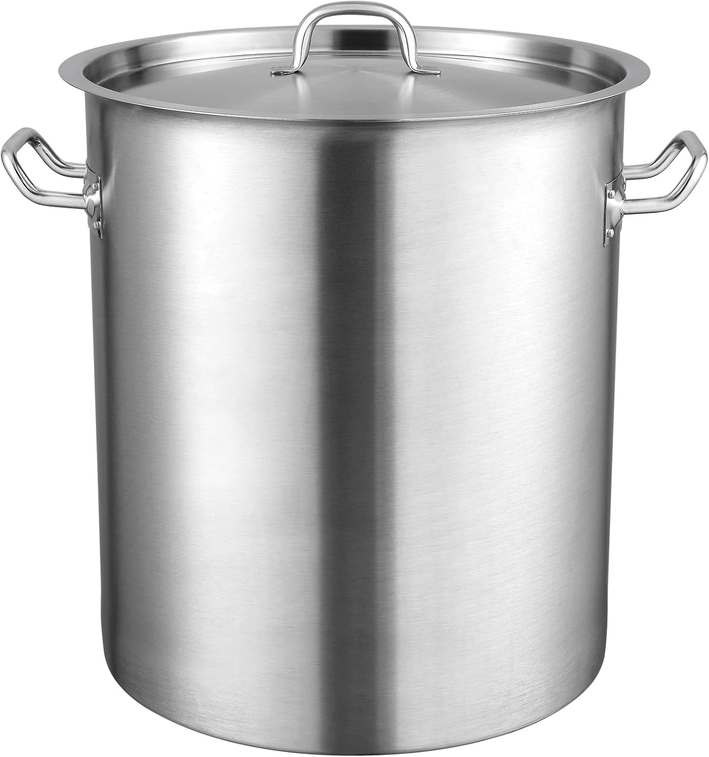 VEVOR Olla de acero inoxidable 188, ollas de cocina grandes de 42 cuartos de galón, olla multiusos con base compuesta, olla de grado comercial