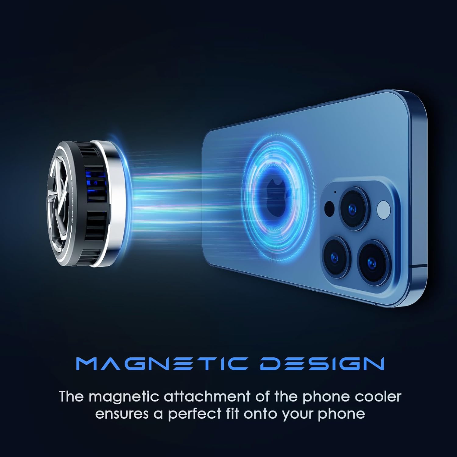 Magsafe – Enfriador de teléfono S9 – Ventilador de refrigeración para teléfono con chip de enfriamiento semiconductor, funda de refrigeración para