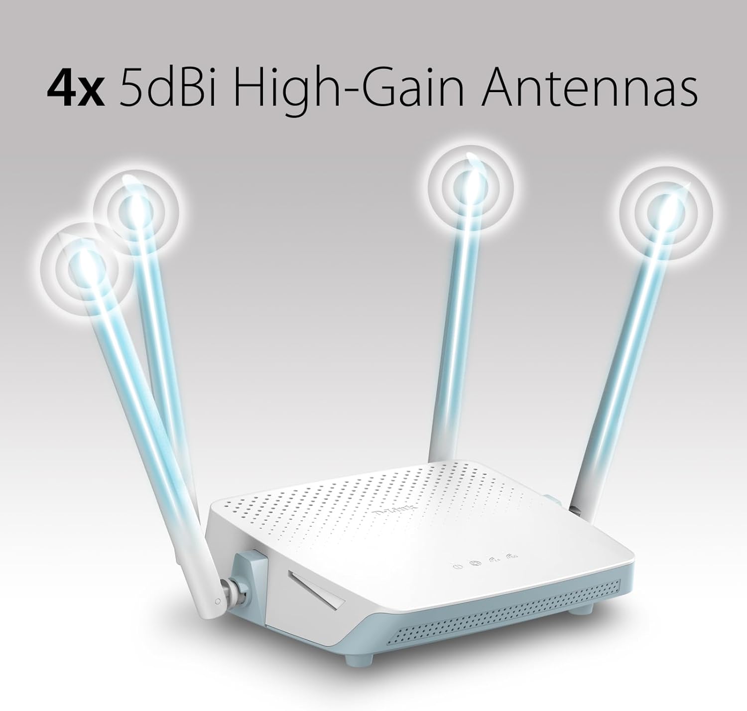 D-Link R12, Eagle Pro Ai Smart WiFi Internet Router (AC1200) – Banda dual Gigabit Ethernet de alta potencia, controles parentales mejorados,
