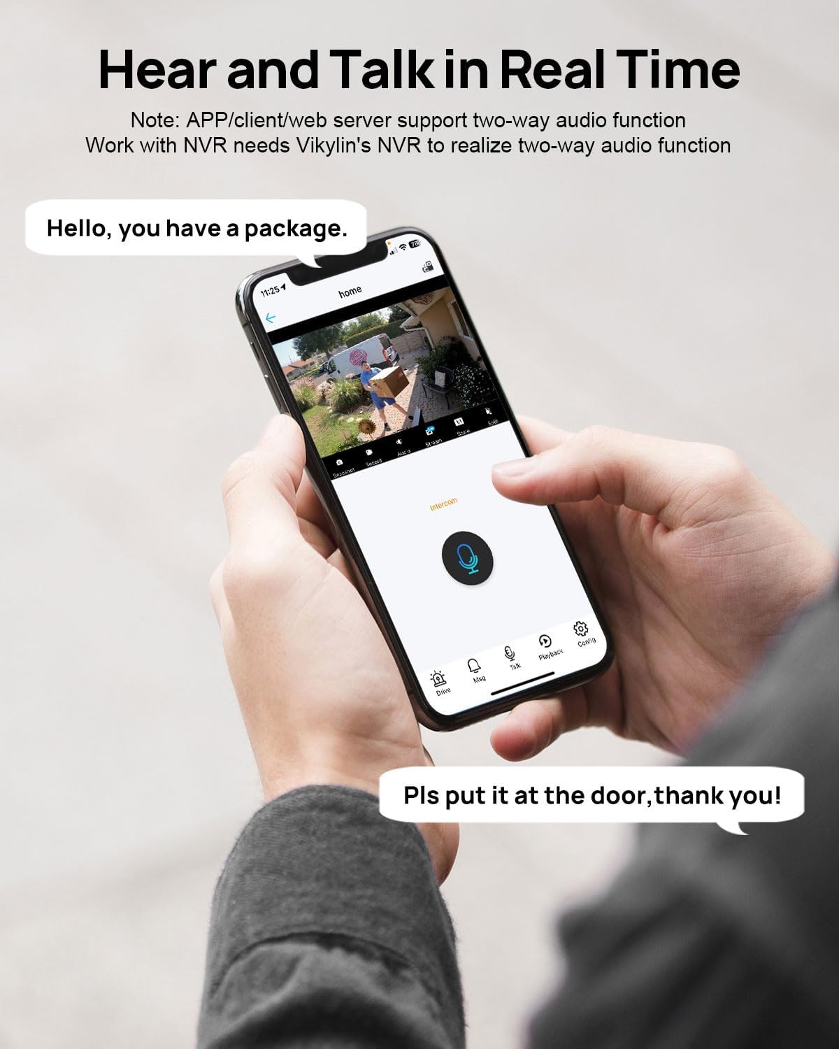 VIKYLIN Cámara IP POE PTZ 4K 8MP para exteriores, zoom óptico de inclinación panorámica de 20x, detección de vehículos humanos, cámara PTZ de
