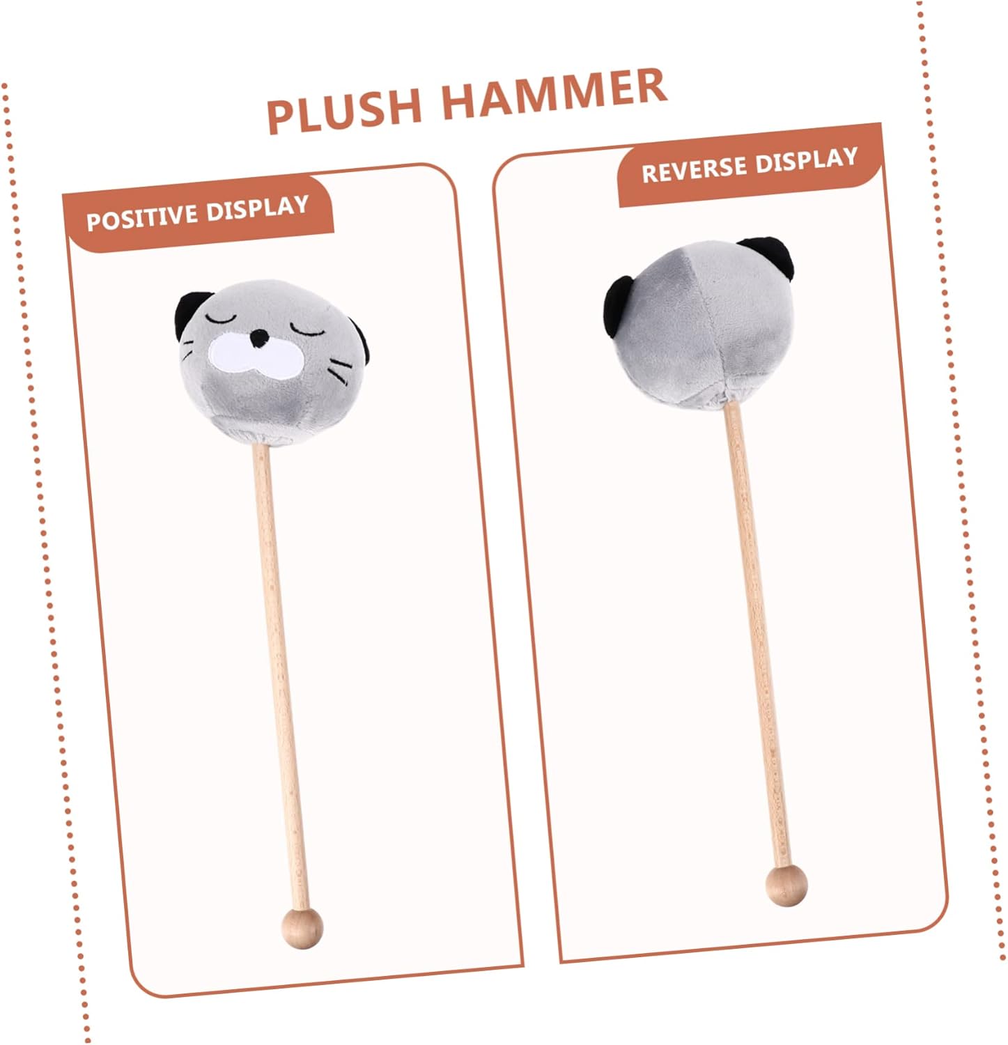 Toyvian Hammerback Masaje Rodillo Muscular Stick Back Scratcher Silicona Regalo de Jubilación Golpe Martillo Trigger Back Loción Aplicador Cuello