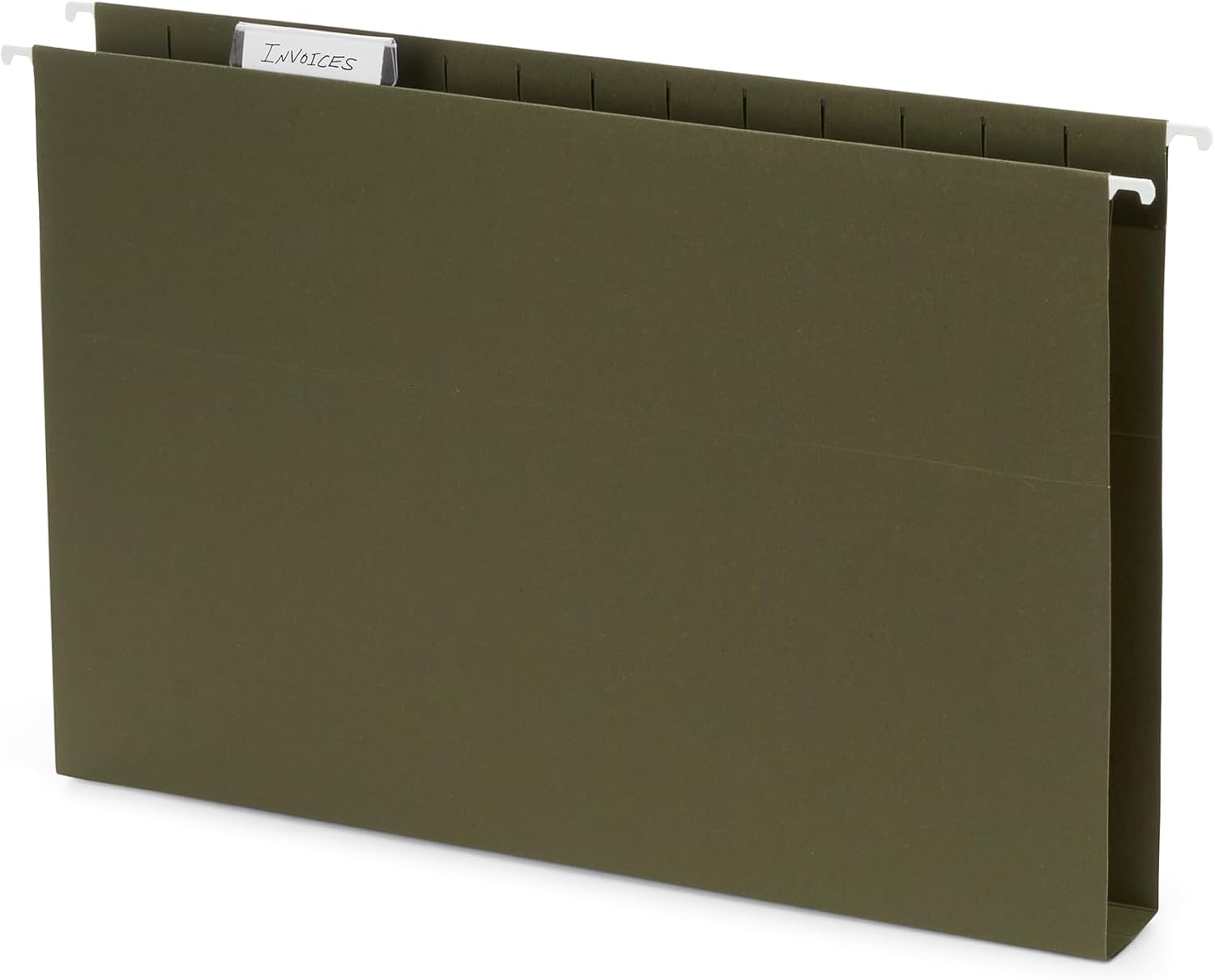 Blue Summit Supplies 25 carpetas de archivos colgantes legales, tamaño legal, expansión de 1 pulgada, incluye insertos de pestaña de corte de 15,