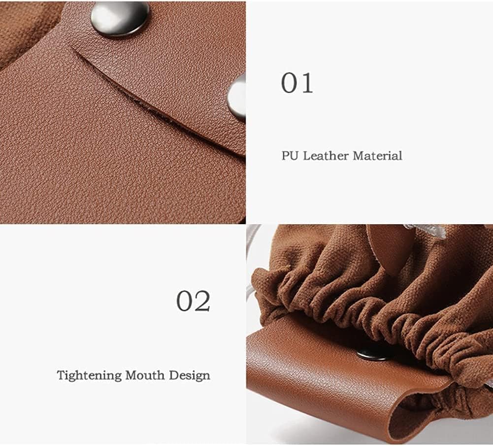 Bushcraft – Bolsa de cuero para cinturón para hombre, bolsa de forraje con lona encerada para viajes, camping, senderismo y equipo de mochilero