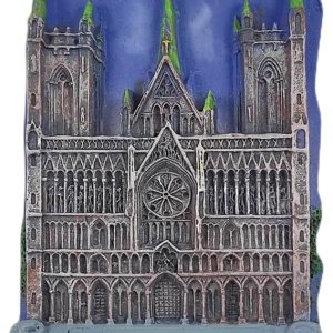 Trondheim Norway 3D Nidarosdomen – Imán de nevera de resina hecha a mano Trondheim para nevera, colección de decoración para el hogar y la cocina Trondheim Norway 3D Nidarosdomen – Imán de nevera de resina hecha a mano Trondheim para nevera, colección de decoración para el hogar y la cocina