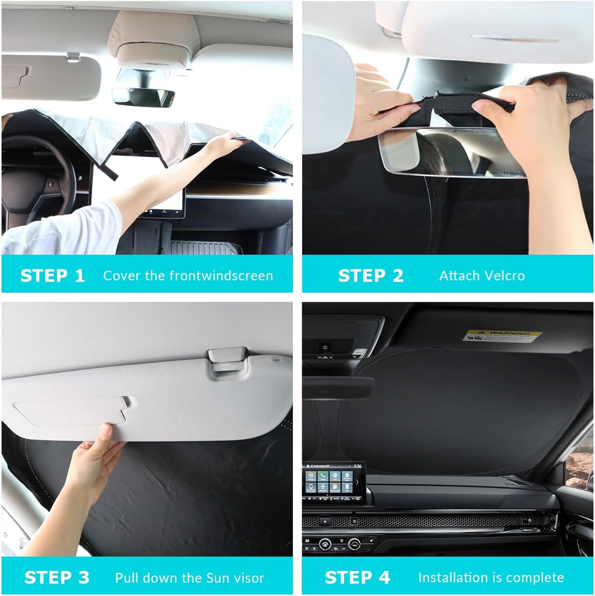 INTGET Parasol para parabrisas delantero para Honda CRV 2024 2023, accesorios para ventana, reflector, pantalla solar, cubierta solar, bloquea los