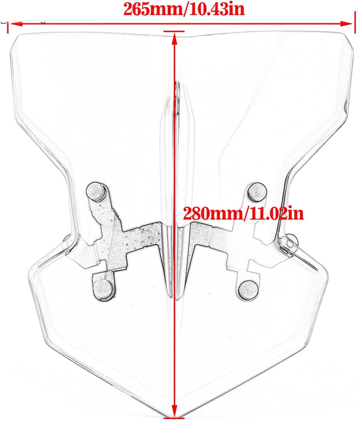 Motorcycle Windshield Compatible with MT03 MT25 2020-2021 Windshield Motorcycle Windscreen Visor Viser Wind Deflector with Bracket MT 0325 MT03