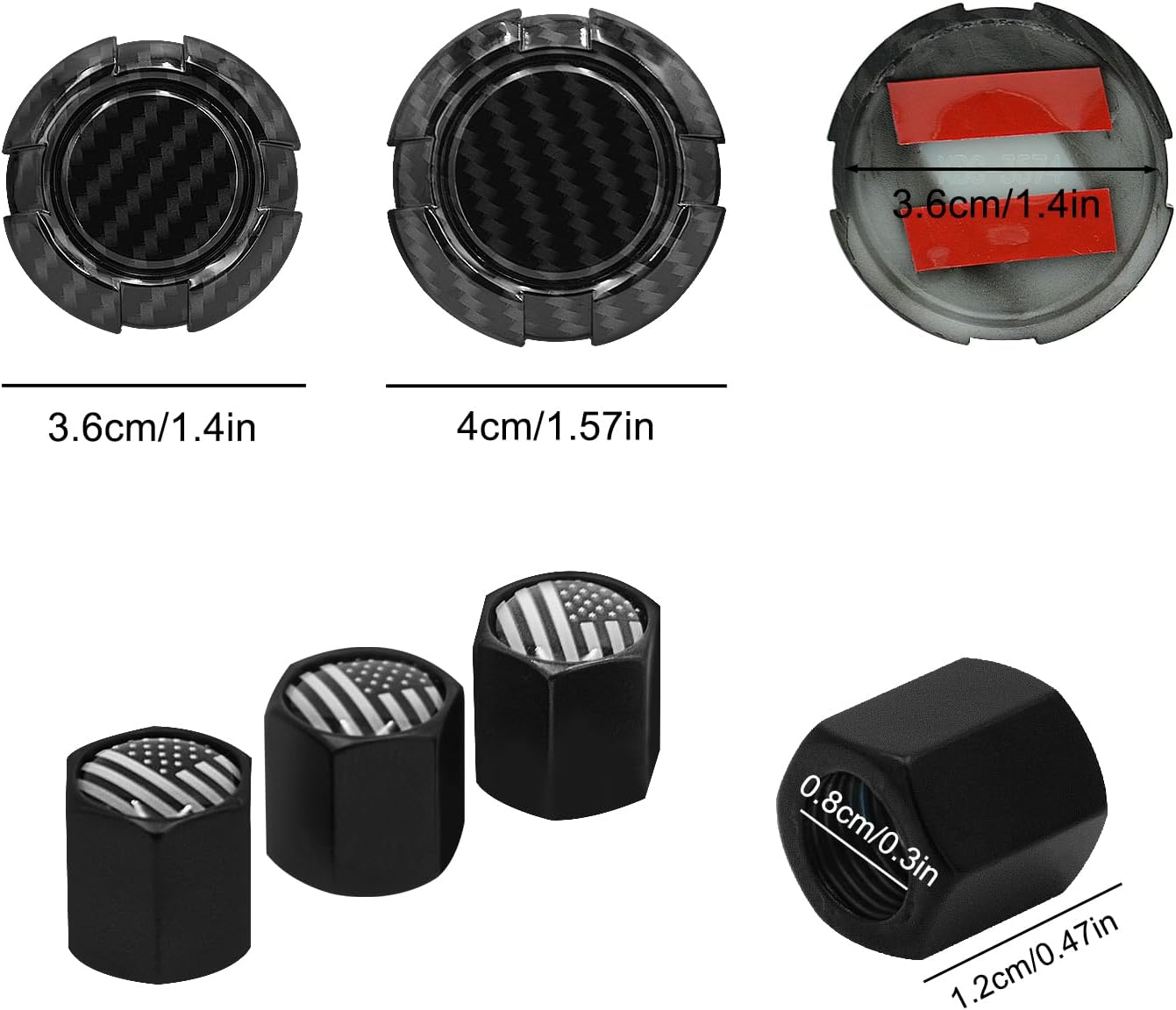 Accesorios de puerta de automóvil para Jeep  Cubierta de llave de puerta exterior para Jeep Wrangler y accesorios Jeep Gladiator  Cubierta de