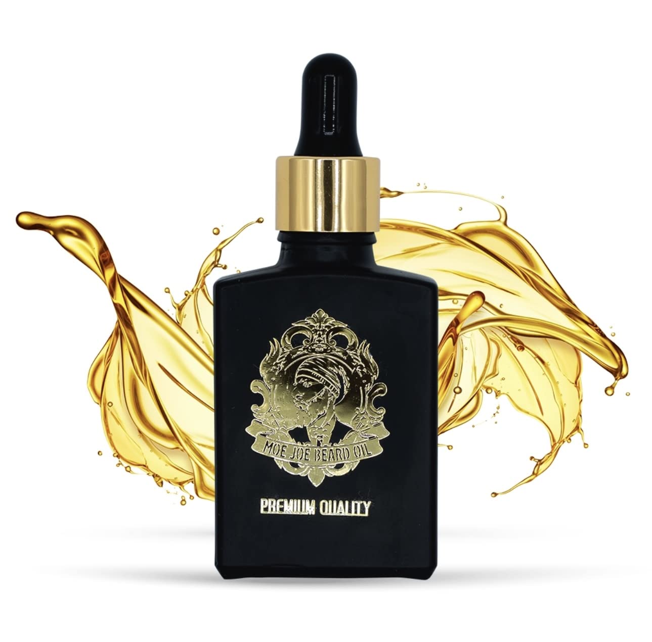 MOE JOE – Aceite para barba para hombres de Dubai para el cuidado de la barba, ingredientes orgánicos y naturales puros de vitamina E, ámbar y