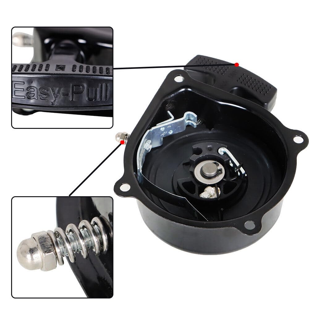 Arrancador de retroceso compatible con Suzuki Quadrunner 50 Lt-A50 Alt50 Lt50 Quad Runner 1983 1984 1985 1986 1987 apto para Kawasaki KFX50