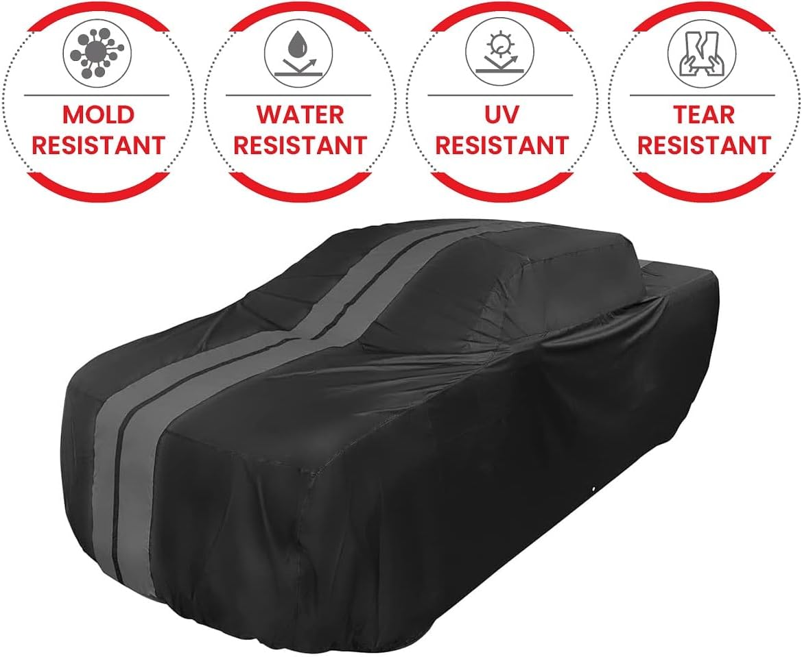 Ram 1500 Ultraguard Plus – Funda para camión de tamaño completo, protección para interiores y exteriores, resistente al agua, 300 denier para Dodge