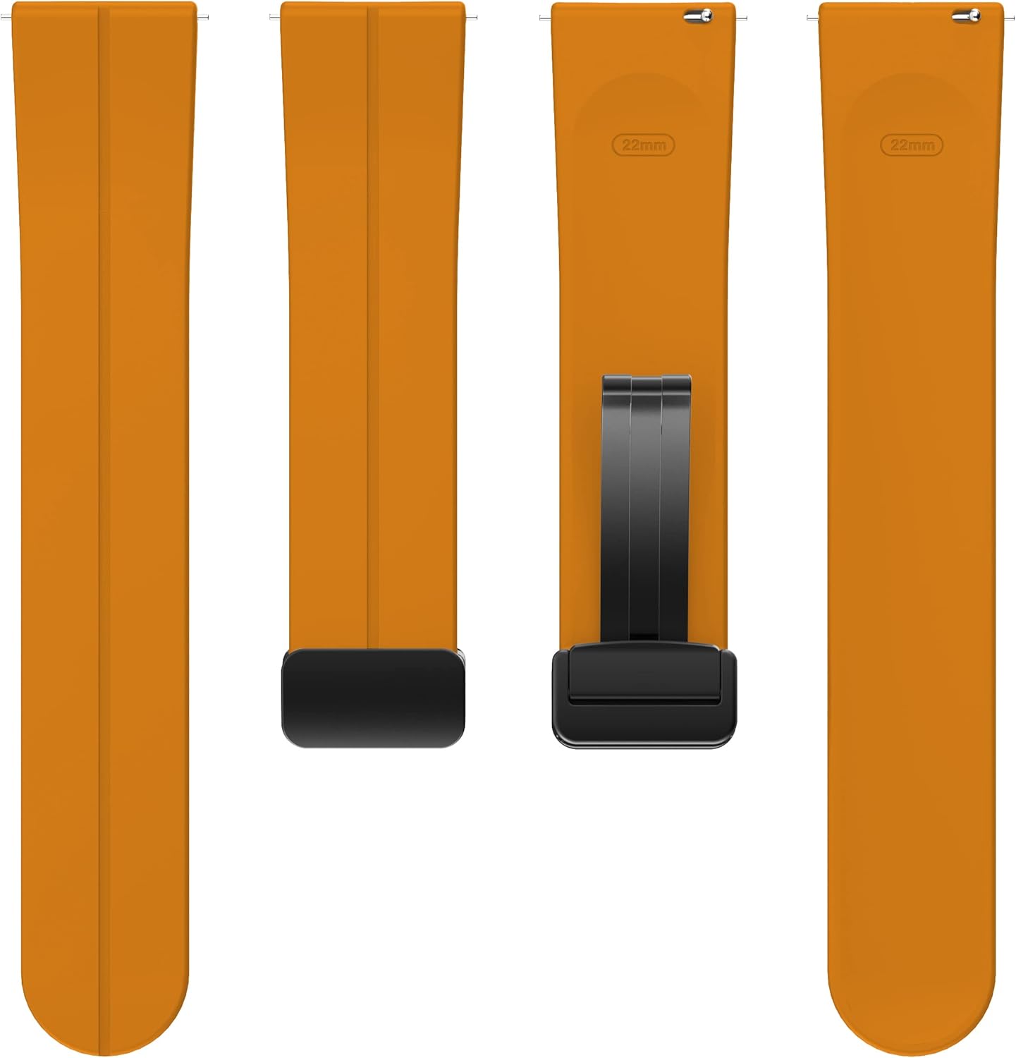 Correa de repuesto de silicona de 0.866in, compatible con Garmin Vivoactive 4Galaxy Watch 3 de 1.772in, Gen 5para Huawei GT2 de 1.811in, GT2 Pro de